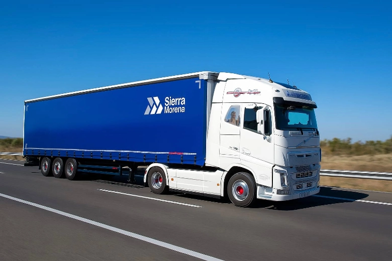 camión tautlines para transporte